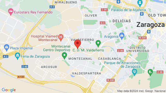 Map of the area around C. de San Juan Bautista de la Salle, s/n, Casablanca, 50012 Zaragoza, Zaragoza , Zaragoza