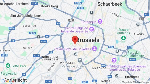 Map of the area around Rue du Marché au Charbon 86, 1000 Brussel, België,Brussels, Belgium, Brussels, BU, BE