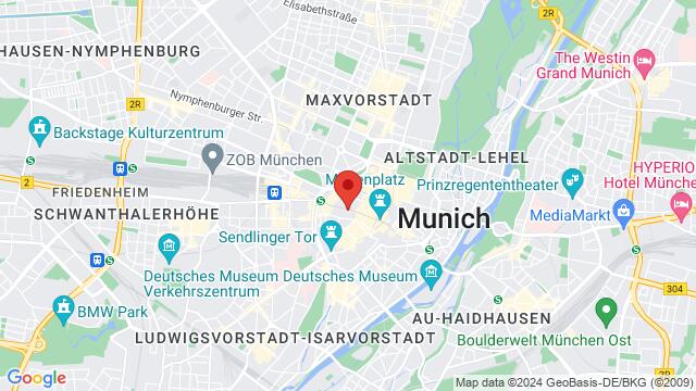 Kaart van de omgeving van Neuhauser Straße 15A, 80331 München, Deutschland,Munich, Germany, Munich, BY, DE