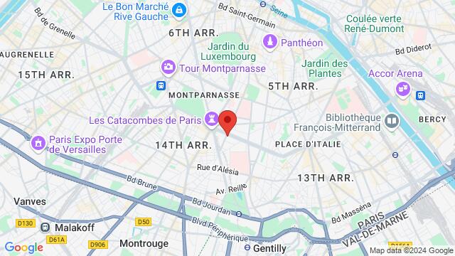 Map of the area around 3 Rue de la Tombe-Issoire, 75014 Paris, France,Paris, France, Paris, IL, FR