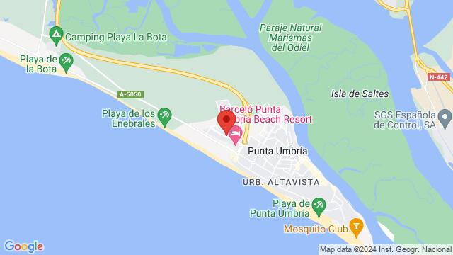 Map of the area around Av. del Decano, s/n, 21100, Punta Umbria, Spain