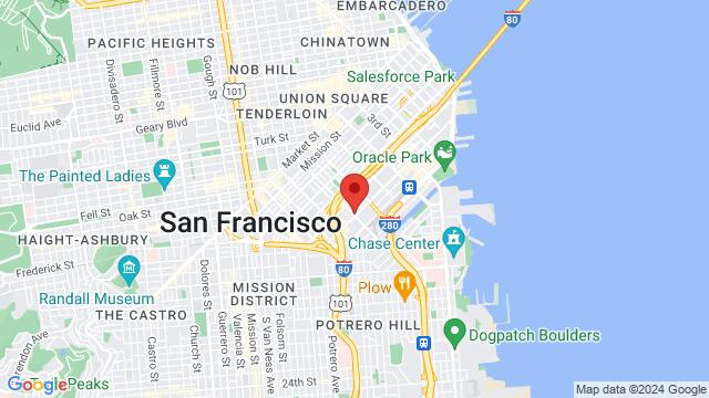 Map of the area around 798 Brannan St,San Francisco,CA,United States, San Francisco, CA, US