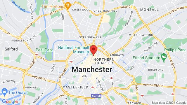 Kaart van de omgeving van Floripa Printworks, Unit 1, Withy Grove, Manchester, M4 2BS,Manchester, United Kingdom, Manchester, EN, GB