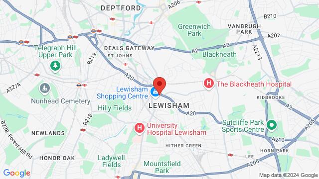 Map of the area around Zhulin Hidden Village (Lewisham), 100-104 Lewisham High Street, London, SE13 5JH, United Kingdom