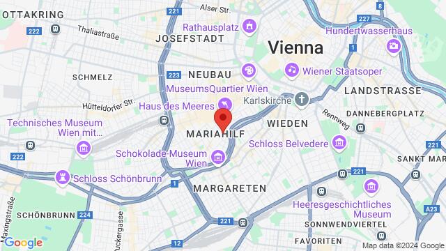 Map of the area around 2 Münzwardeingasse, Wien, Wien, AT