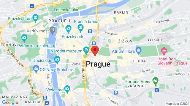 Map of the area around Vinohradská 35/25, 120 00 Praha, Česko,Prague, Czech Republic, Prague, PR, CZ