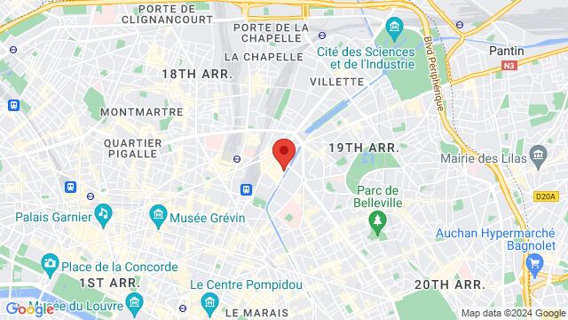 Map of the area around 167 Quai de Valmy, 75010 Paris, France,Paris, France, Paris, IL, FR