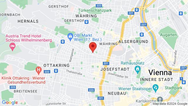 Map of the area around 28A Kalvarienberggasse, Wien, Wien, AT