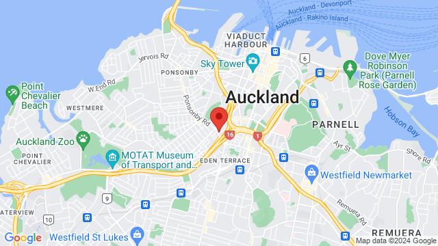 Map of the area around Viva Dance Studios, 10 Newton Road, Grey Lynn, Auckland 1010, New Zealand