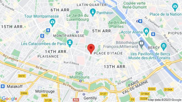 Map of the area around 94 Boulevard Auguste Blanqui 75013 Paris