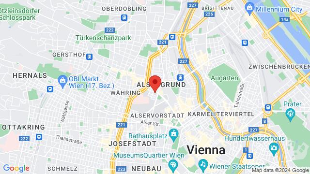 Kaart van de omgeving van 5 Severingasse, Wien, Wien, AT