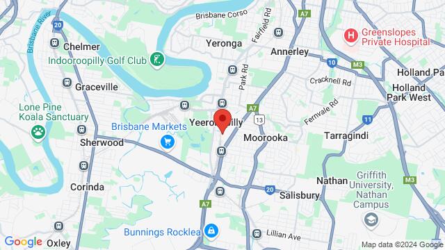 Map of the area around 46 Evesham St, Moorooka QLD 4105, Australia