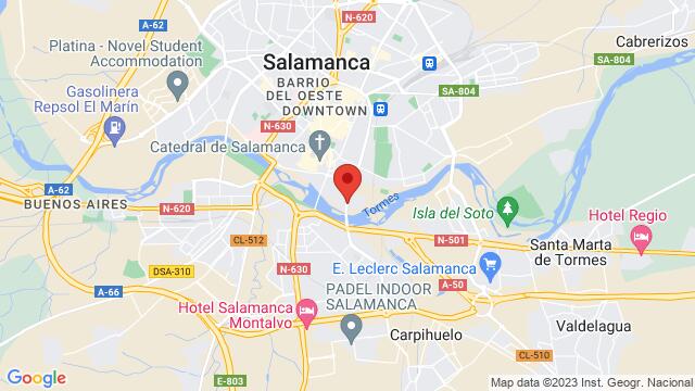 Map of the area around Avda. del Tormes, Salamanca, Salamanca