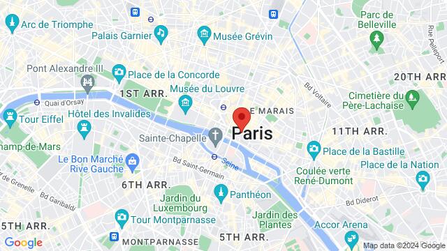 Map of the area around Millennium Hotel Paris Charles De Gaulle, Paris, France