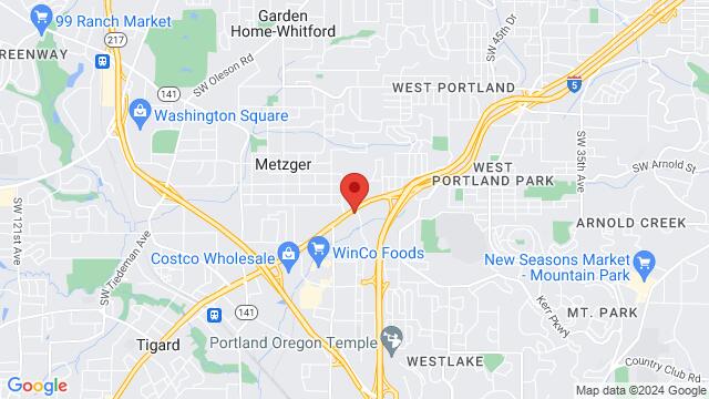 Karte der Umgebung von Aura, 10935 SW 68th Pkwy, Portland, OR, 97223, United States