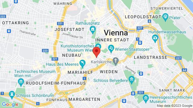 Mapa de la zona alrededor de 5 Rahlgasse, Wien, Wien, AT