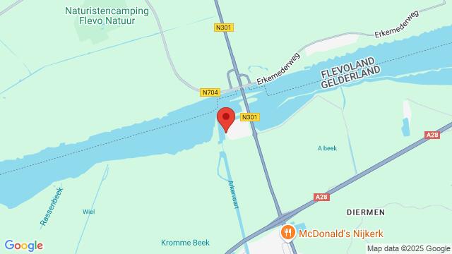 Map of the area around Hulckestein 3, 3861 MZ Nijkerk, The Netherlands