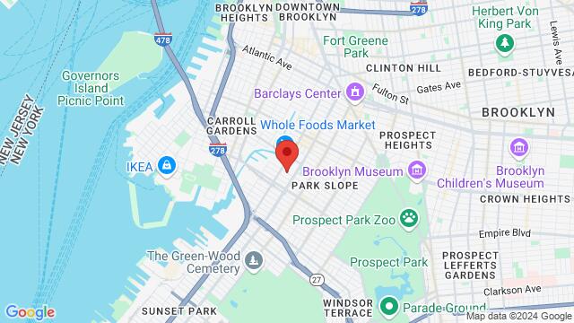 Map of the area around 236 6th St, Brooklyn, NY 11215-3204, United States,New York, New York, Brooklyn, NY, US