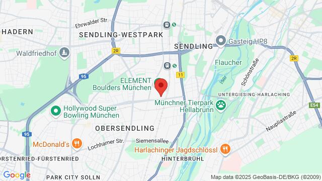 Map of the area around Geretsrieder Str. 6, 81379 München, Germany