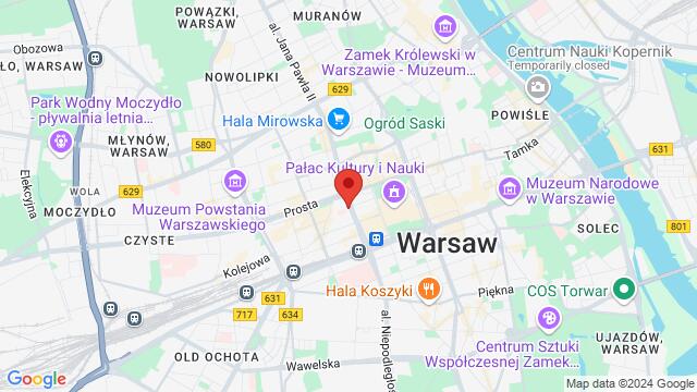 Map of the area around aleja Jana Pawła II 11, 00-828 Śródmieście, Polska,Warsaw, Poland, Warsaw, MZ, PL