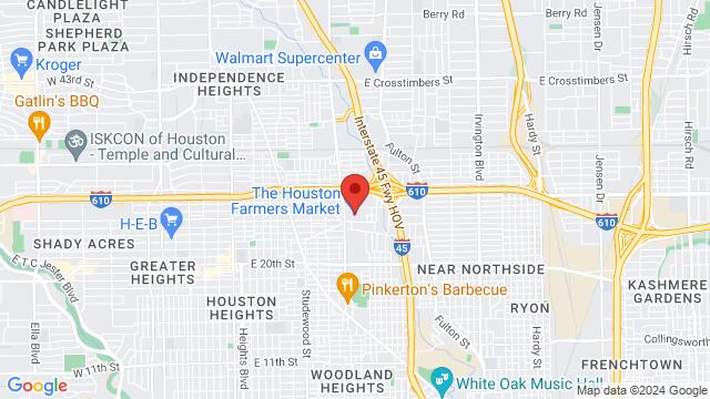 Carte des environs 2520 Airline Drive, 77009, Houston, TX, US