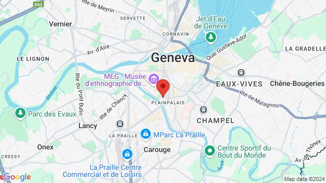 Map of the area around Boulevard du Pont-d'Arve 40, 1205 Genève, Suisse,Geneva, Switzerland, Geneva, GE, CH