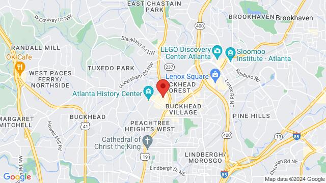 Kaart van de omgeving van 3209 Paces Ferry Pl NW, Atlanta, GA 30305, United States,Atlanta, Georgia, Atlanta, GA, US