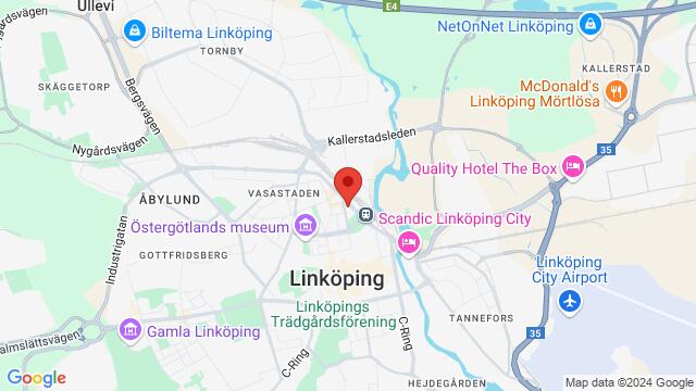 Mapa de la zona alrededor de Sankt Larsgatan 3, SE-582 24 Linköping, Sverige,Linköping, Sweden, Linköping, OG, SE