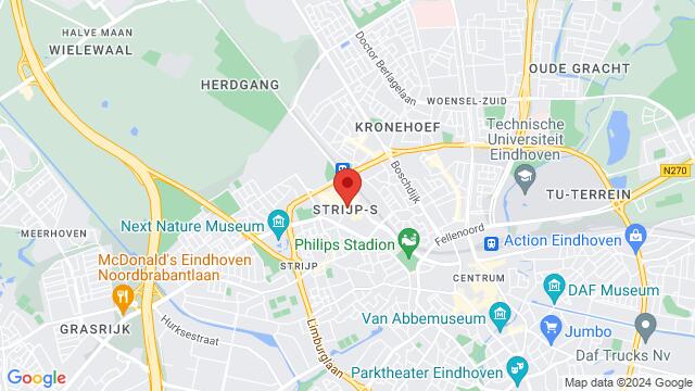 Map of the area around Torenallee 30-26, 5617 BD Eindhoven, Nederland,Eindhoven, Noord-Brabant, Eindhoven, NB, NL