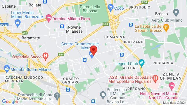 Map of the area around Via Bovisasca, 59, 20157 Milano MI, Italia,Milan, Italy, Milano, LO, IT