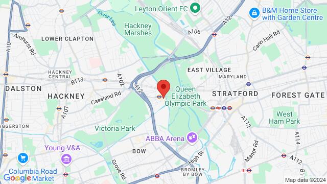 Map of the area around 8 Queen's Yard, E9 5EN, London, EN, GB