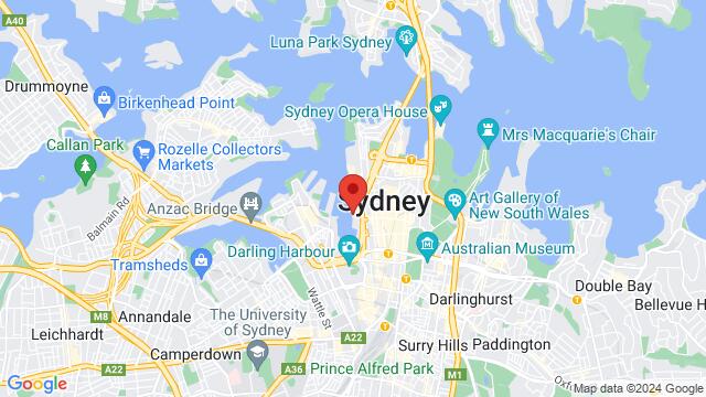 Map of the area around 42-48 The Promenade, Sydney NSW 2000, Australia,Sydney, Australia, Sydney, NS, AU