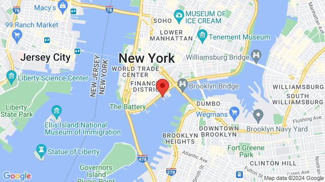 Mapa de la zona alrededor de 78 South Street, 10038, New York, NY, US