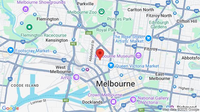 Map of the area around 497-499 Queensberry St, 497-499 Queensberry St, North Melbourne, VIC, 3053, Australia