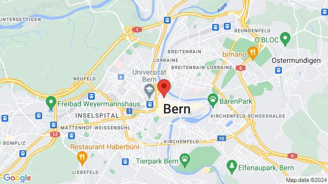 Map of the area around PROGR, Speichergasse 4, 3011 Bern, Switzerland