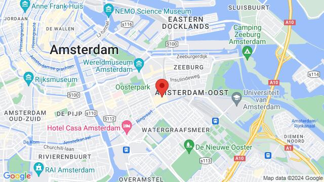Karte der Umgebung von Atlantisplein 1, 1093 NE Amsterdam, Nederland,Amsterdam, Netherlands, Amsterdam, NH, NL