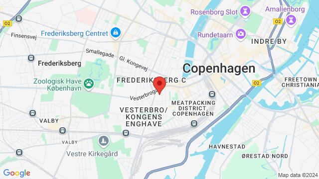 Carte des environs Idrætsfabrikken, Valdemarsgade 12, 1665 Copenhagen, Denmark