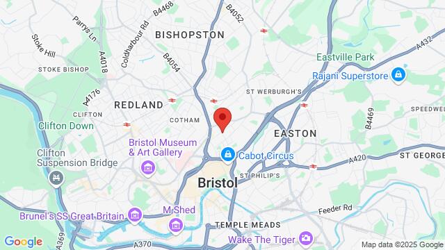 Map of the area around 29 Brigstocke Road, St Pauls,Bristol, United Kingdom, Bristol, EN, GB