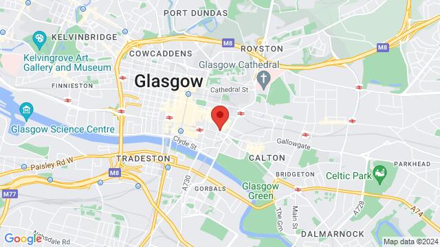 Map of the area around Boteco Do Brasil, 62 Trongate,Glasgow, United Kingdom, Glasgow, SC, GB