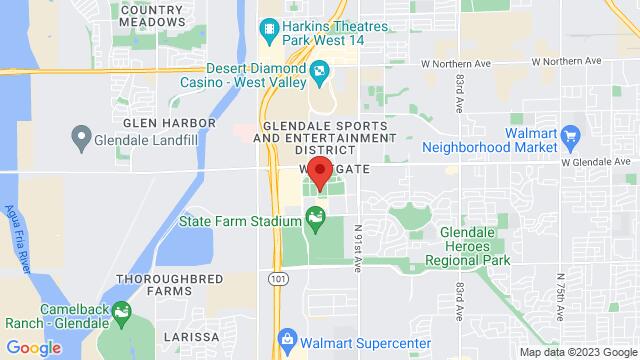 Map of the area around Bodega – Westgate, 6751 N Sunset Blvd #209, Glendale, AZ, 85305