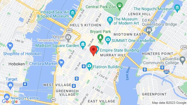 Map of the area around 25 W31st Street, New York, NY 10001 - Floor 2