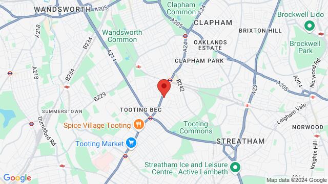 Map of the area around 211 Balham High Road, London, SW17 7BQ, United Kingdom,London, United Kingdom, London, EN, GB