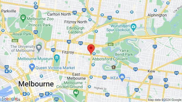 Map of the area around 222A Johnston St, Collingwood VIC 3066, Australia,Melbourne, Victoria, Australia, Melbourne, VI, AU