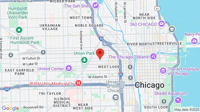 Map of the area around 210 N Racine Ave, Chicago, IL 60607-1648, United States,Chicago, Illinois, Chicago, IL, US