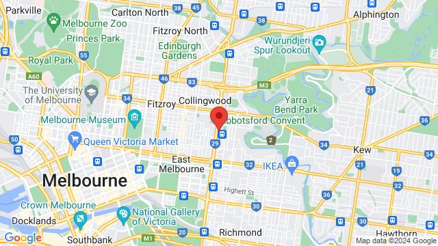 Map of the area around 140 Hoddle St, Abbotsford VIC 3067, Australia,Melbourne, Victoria, Australia, Melbourne, VI, AU
