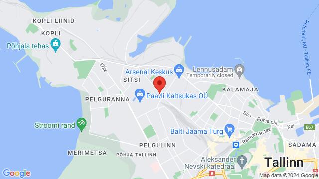 Kaart van de omgeving van Kopli 25,Tallinn, Estonia, Tallinn, HA, EE