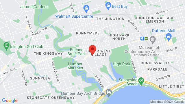 Map of the area around 360 Windermere Ave, Toronto, ON M6S 3L4, Canada,Toronto, Ontario, Toronto, ON, CA