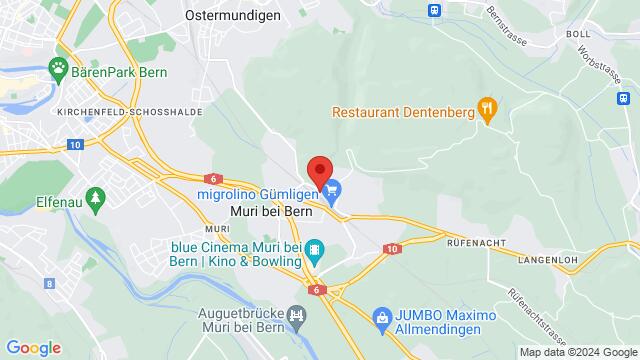 Map of the area around Dorfstrasse 14,Muri bei Bern, Switzerland, Bern, BE, CH