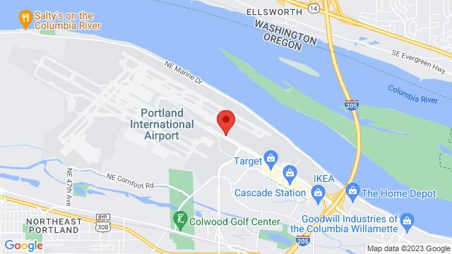 Map of the area around 8235 NE Airport Way, 97220, Portland, OR, United States