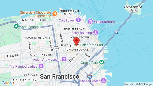 Map of the area around 406 Sutter St, San Francisco, CA 94108-3918, United States,San Francisco, California, San Francisco, CA, US